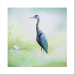 Heron Posters and Art